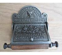 HARDWARE FOR YOU LTD NATURAL CAST IRON BURY STREET LONDON VINTAGE RETRO VICTORIAN BATHROOM TOILET ROLL HOLDER