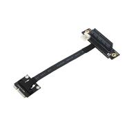 Hardware Lab Setup MPCIe to PCIe 1X / 4X / 8X / 16X Ribbon Adapter Cable for Desktop Expansion and Internal Cable Routing Mpcie Adapter Pcie Ribbon Extension Internal Expansion Board Desktop Compact