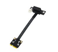 Hardware Lab Setup MPCIe to PCIe 1X / 4X / 8X / 16X Ribbon Adapter Cable for Desktop Expansion and Internal Cable Routing Mpcie Adapter Pcie Ribbon Extension Internal Expansion Board Desktop Compact