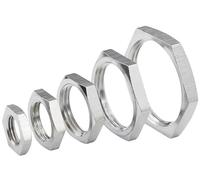 Hardware nuts, 10 pcs 304 Stainless Steel, Hexagon Thin nut, Lock nut(M25x1.5)