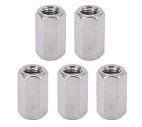 Hardware Nuts - 5pcs/10pcs M18 Stainless Steel Hexagonal Threaded Bolts - Long Coupling Nut Fine Machine Screw Fastener Connector Screws(M18*27 * 18)
