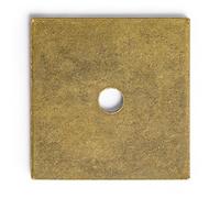 Hardware Philosophy Decorative Brass Square Washer 1.5 Inches - Set of 10- Architectural, Interior Design, Doors, Furniture Cabinet Customization
