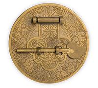 Hardware Philosophy Longevity Brass Plate Chest Box Latch Decorative Hardware 101mm