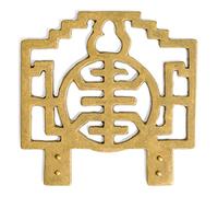 Hardware Philosophy Old China Style Picture Hook Hanger 10.2 x 10.1 Centimeters - Set of 1 - Architectural, Interior Design, Furniture Cabinet Customization Hardware