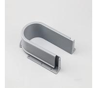 Hardware Plastic U Shape Drawer Slot Accessories Under the Sink For Cabinet Drawer Waterproof Baffle Fittings,D Type Grey