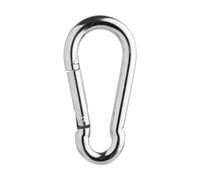Hardware Solutions - 10 x M5 Snap Hooks/Caribiner clips For Hanging Key Fobs, Pet Leads and Securing Chains & Ropes - M5- Zinc Plated - Pack of 10