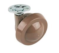 Hardware Solutions Heavy Plate Fix Castor Wheels, Zinc Plated, 4 Pack