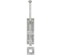 Hardware Solutions - Monkey Tail Gate Bolt - Galvanised - For Securing Heavier Doors & Gates - 304mm - Pack 1 - Interior/Exterior Use