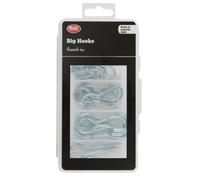 Hardware-Solutions - Screw Hooks - Reusable Box Value Kit 50 Pieces Screw Hooks: 30mm x 20 | 40mm x 12 | 50mm x 8 | 60mm x 6 | 70mm x 4