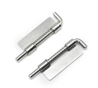 Hardware Spring Pin 304 Stainless Steel Hinge Chassis Left and Right Door Cabinet CL225 1Pcs(CL225-304-Left)