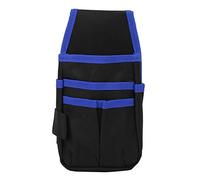 Hardware Tool Bag Multifunctional Pouch Organizer Storage Container for Work Bench Toolbox Heavy Duty 600D Polyester Waist Tool Belt Bag (Blue Border)