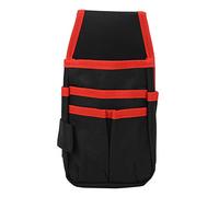 Hardware Tool Bag Multifunctional Pouch Organizer Storage Container for Work Bench Toolbox Heavy Duty 600D Polyester Waist Tool Belt Bag (Red Border)