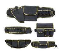 Hardware Tool Repair Kit Storage Bag Oxford Cloth Tool Belt Bag for Electric Drill Wrench Clamp Hammer Multi-Pockets Waist Bag (Color : JK-102)