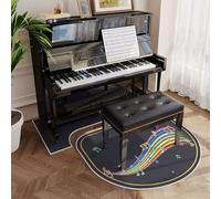Hardwearing Non Slip Chair Mat for Home Decor Living Room Study Playing(D)