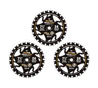 Hardwin 7.25-Inch 24-Teeth Circular Saw Blade for Wood Cutting | Carbide-Tipped, Energy-Saving, Dual Dovetail Tooth Design, Low Friction, Smooth,Longer Battery Working time