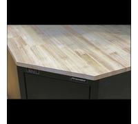 Hardwood Corner Worktop 930mm