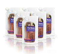 Hardwood Floor Cleaner Refill, 500mL Fragrance-Free X6, No Residue Quick Drying, Compatible with Bona Spray Mop