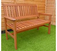 Hardwood Garden Bench - 2 Seater 4Ft Wide (1200mm)