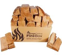Hardwood Kiln Dried Ash Firewood Logs for fire Pit, 22kg / Chunky Logs Perfect for Pizza Ovens, Fire Pits, Chiminea, BBQ Wood Burner Kiln Dried Hardwood Under 20% Moisture. Ready to Burn Fire Logs