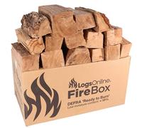 Hardwood Kiln Dried Birch Firewood Logs for fire Pit, 120kg Chunky Logs Perfect for Pizza Ovens, Fire Pits, Chiminea, BBQ Wood Burner Kiln Dried Hardwood Under 20% Moisture. Ready to Burn Fire Logs.