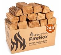 Hardwood Kiln Dried Oak Firewood Logs for fire Pit, 240kg Chunky Logs Perfect for Pizza Ovens, Fire Pits, Chiminea, BBQ Wood Burner Kiln Dried Hardwood Under 20% Moisture. Ready to Burn Fire Logs.