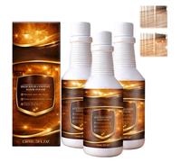 Hardwood Polish and Restorer, High Solids Content Floor Polish, Stain Odor Remover Floor Cleaner, Instant High-Gloss Shine for Home Kitchen Bathroom Surfaces (3PC)