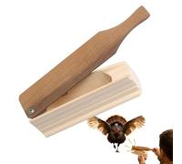 Hardwood Turkey Box Call - Realistic Outdoor Hunting Call, Compact Size Game Calls with Smooth Sound, Durable Turkey Hunting Accessory with Comfortable Handle, Wildlife Observation Tool