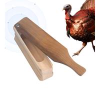 Hardwood Turkey Call, Adjustable Outdoor Hunting Gear, 8.39x1.5x1.77 Inches Game Caller with Realistic Sound, Wood Instrument, Hunting Accessory with Compact Design, Wildlife Tool for Beginners