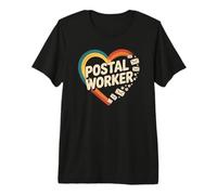 Hardworking Postman Completing the Long delivery Route Premium T-Shirt