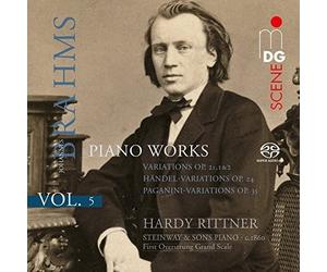 Hardy Rittner - Brahms: Piano Works 5 [New CD]
