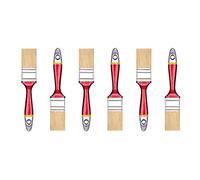 HARDY WORKING TOOLS Hardy Flat Brush 35 mm x 33 x 6 Pieces, Nylon Polyester, Series 33