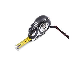 HARDY WORKING TOOLS Tape Measure, Tape Measure Width 19 mm, Length 5 m, Belt Clip, Reel System, Sliding End Hook, A0700-451905, Black, 5 m x 19 mm