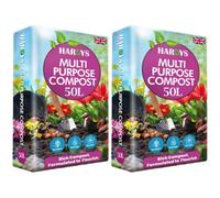 Hardys 100L All-Plant Multi-Purpose Compost - Ideal For Young & Mature Plants, Potting And Growing Compost Soil, Loam Based