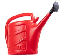 Hardys 10L Red Rose Watering Can - Outdoor & Indoor Watering Can with Detachable Sprinkler Rose Head, Long Spout Water Can for Houseplant & Garden Plants