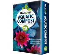 Hardys 20L Aquatic Compost - Loam Based With Sand & Grit, Nutrient Rich 6 W eed, Helps Inhibit Greening & Algae Growth