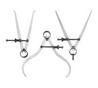 Hardys 3 Piece Spring Calliper Set - Internal, External, Divider Calipers With 2.5" Adjustment Screws - Length 7.5" (200mm)