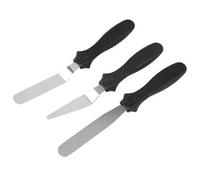 Hardys 3Pcs Stainless Steel Spatula Palette Set Cake Decorating Smooth Tools Kit