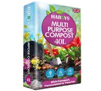 Hardys 40L All-Plant Multi-Purpose Compost - Ideal For Young & Mature Plants, Potting And Growing Compost Soil, Loam Based