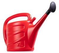 Hardys 7L Watering Can - Detachable Rose Head Sprinkler, Long Stem, Wraparound Handle, Indoor Plant & Outdoor Garden - Red
