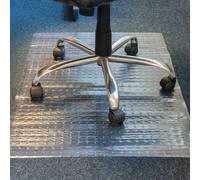 Hardys Carpet Protector & Office Chair Mat - Anti-Slip Studded Back, Clear Plastic Pvc Vinyl, Waterproof Runner Roll - 30M X 0.68M