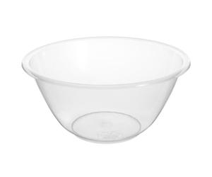 Hardys Clear Medium Plastic Mixing Bowl - 20cm, 2.3 Litre - Non-Absorbent, Food-Safe - Perfect Large Plastic Bowl for Baking & Cakes - Lightweight, Dishwasher & Microwave Safe