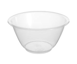 Hardys Clear Small Plastic Mixing Bowl - 15cm, 1 Litre - Non-Absorbent, Food-Safe - Perfect Large Plastic Bowl for Baking & Cakes - Lightweight, Dishwasher & Microwave Safe