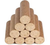 Hardys Fire Logs, 2 x 8.4kg (10 Briquettes) - Clean Burning Fire Wood for Firepit & Chimeneas | Low Ash, High Heat Output | 100% Virgin Wood | Ideal for Log Burners & Pizza Ovens