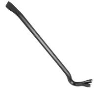 Hardys Hand Tools - Heavy Duty 12" Treated Carbon Steel Crow Bar, Swan Neck Wrecking Bar with Chisel End, Ideal Tools for Men, Crow Bars for Lifting Floorboards, Removing Nails