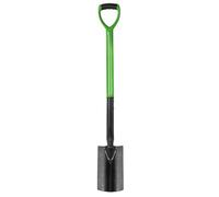Hardys Heavy Duty Garden Spade - Long Life Carbon Steel Blade, Rust Resistant, Ergonomic Textured D-Grip - 97Cm Gardening Shovel