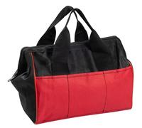 Hardys Heavy Duty Tool Bag - Tool Organiser with Lock-in-Place 12" Opening, Wide Tote with 1 Inside Pocket & 6 External Pockets - Water Resistant, 600D Nylon Fabric