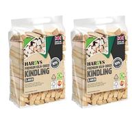Hardys Kindling Wood, 2 Pack - 4.8kg (2 x 2.4kg) Approx. | Instant Light Firewood Logs, Smokeless - Kiln Dried - BBQ, Fire Heat Logs for Wood Burner, Pizza Oven, Open Fire Pit