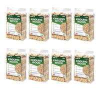 Hardys Kindling Wood 8 Pack x 2.4 Kg (19.2 Kg Total) - Instant Light Firewood Logs, Smokeless - Kiln Dried - BBQ, Fire Heat Logs for Wood Burner, Pizza Oven, Open Fire Pit