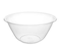 Hardys Clear Large Plastic Mixing Bowl - 25cm, 4 Litre - Non-Absorbent, Food-Safe - Perfect Large Plastic Bowl for Baking & Cakes - Lightweight, Dishwasher & Microwave Safe