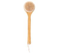 Hardys Long Handled Bamboo Bath Brush, Back Scrubber and Body Scrubber - for Use in Shower, 40cm Body Brush, Shower Scrubber, Gentle on Skin, Exfoliates and Buffs, Unclogs Pores